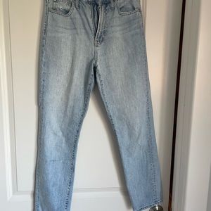 Madewell Light Blue Straight Leg Jeans